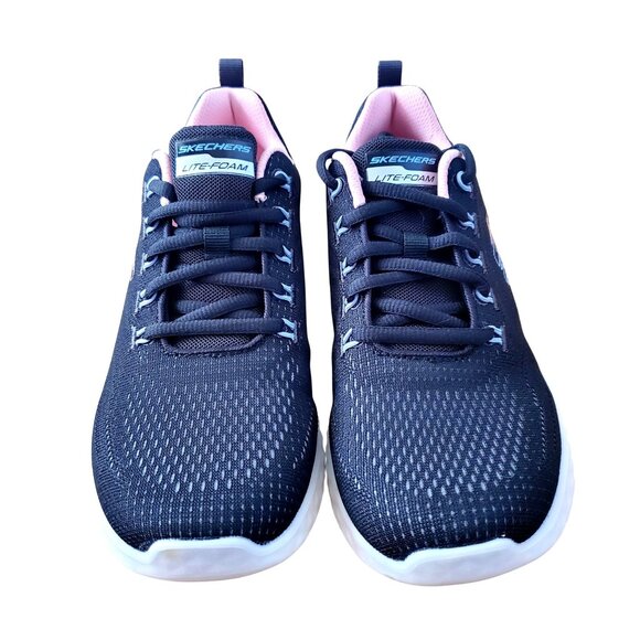 Skechers Womens 7.5 Lite Foam Air-Cooled Memory Foam Sneakers Activewear Shoes - Picture 5 of 9
